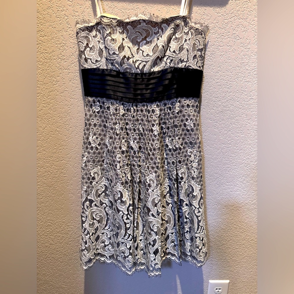 Strapless Lace BCBG MaxAzria Dress